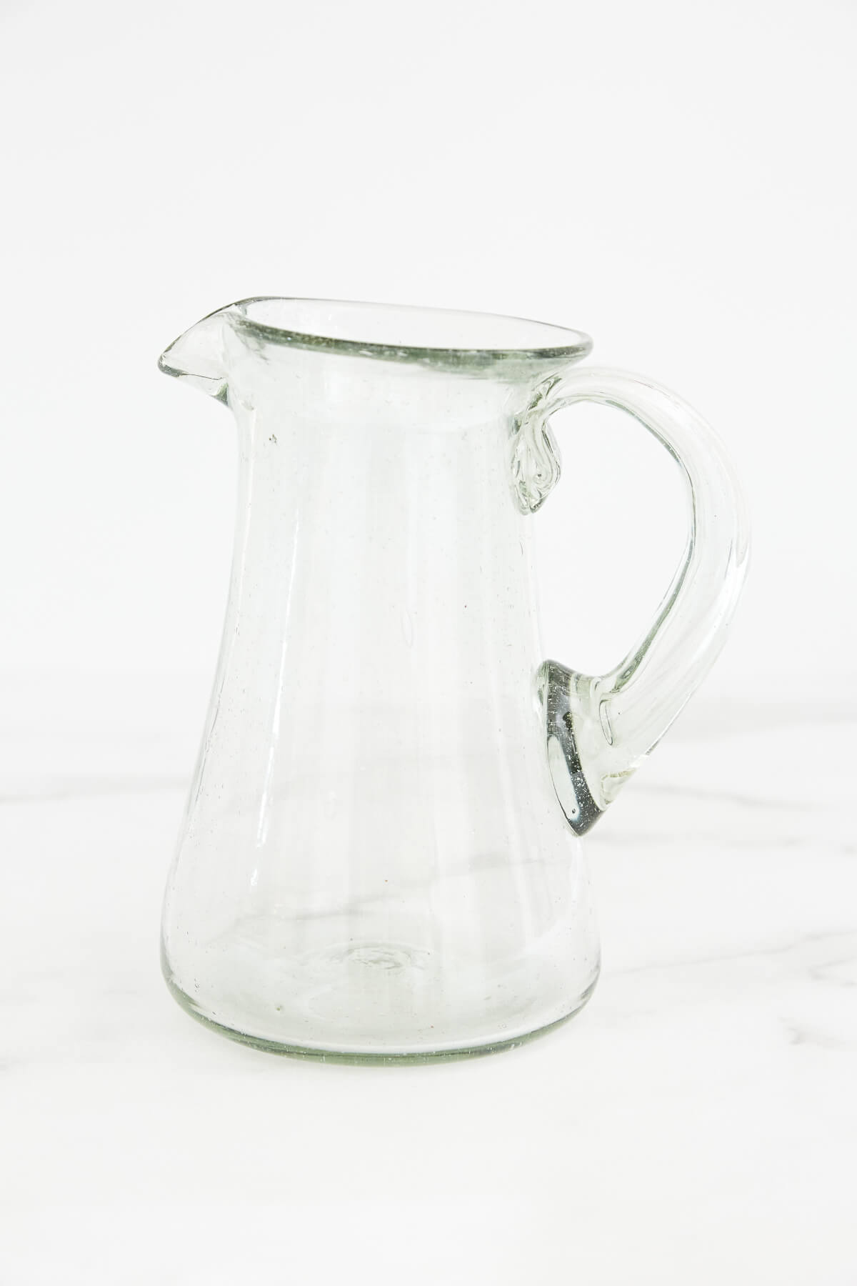 Handblown Glass Carafe Verve Culture White