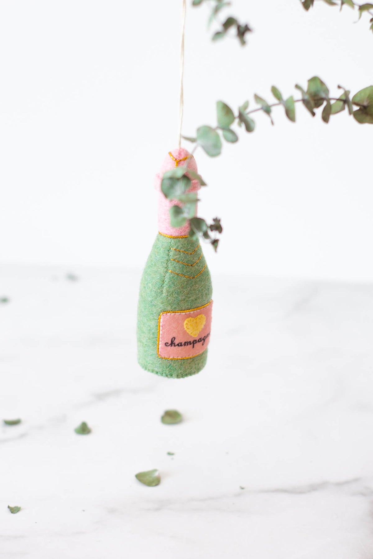 Craftspring Bubbly Celebration Champagne Ornament