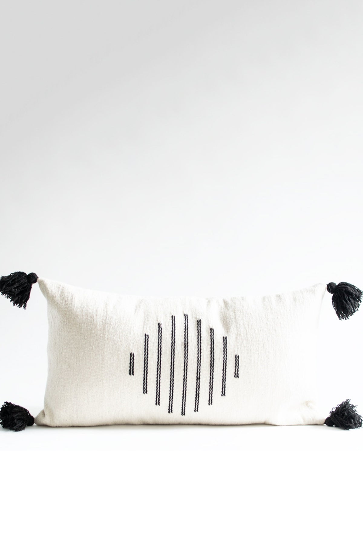 Fair + Simple Wool Pillow Cover in Circle Stripes