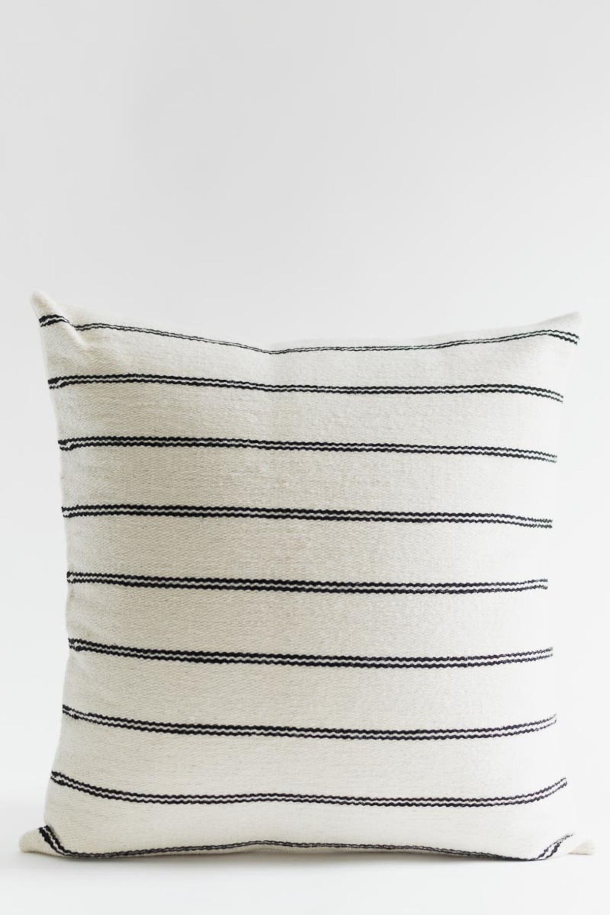 Fair + Simple Wool Pillow Cover in Thin Stripes
