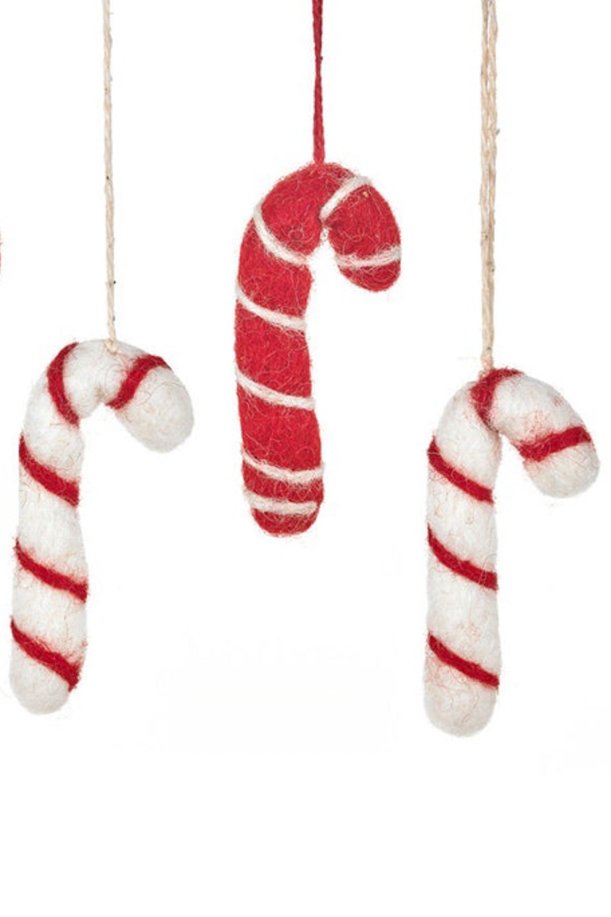 Felt So Good Candy Cane Felt Ornament