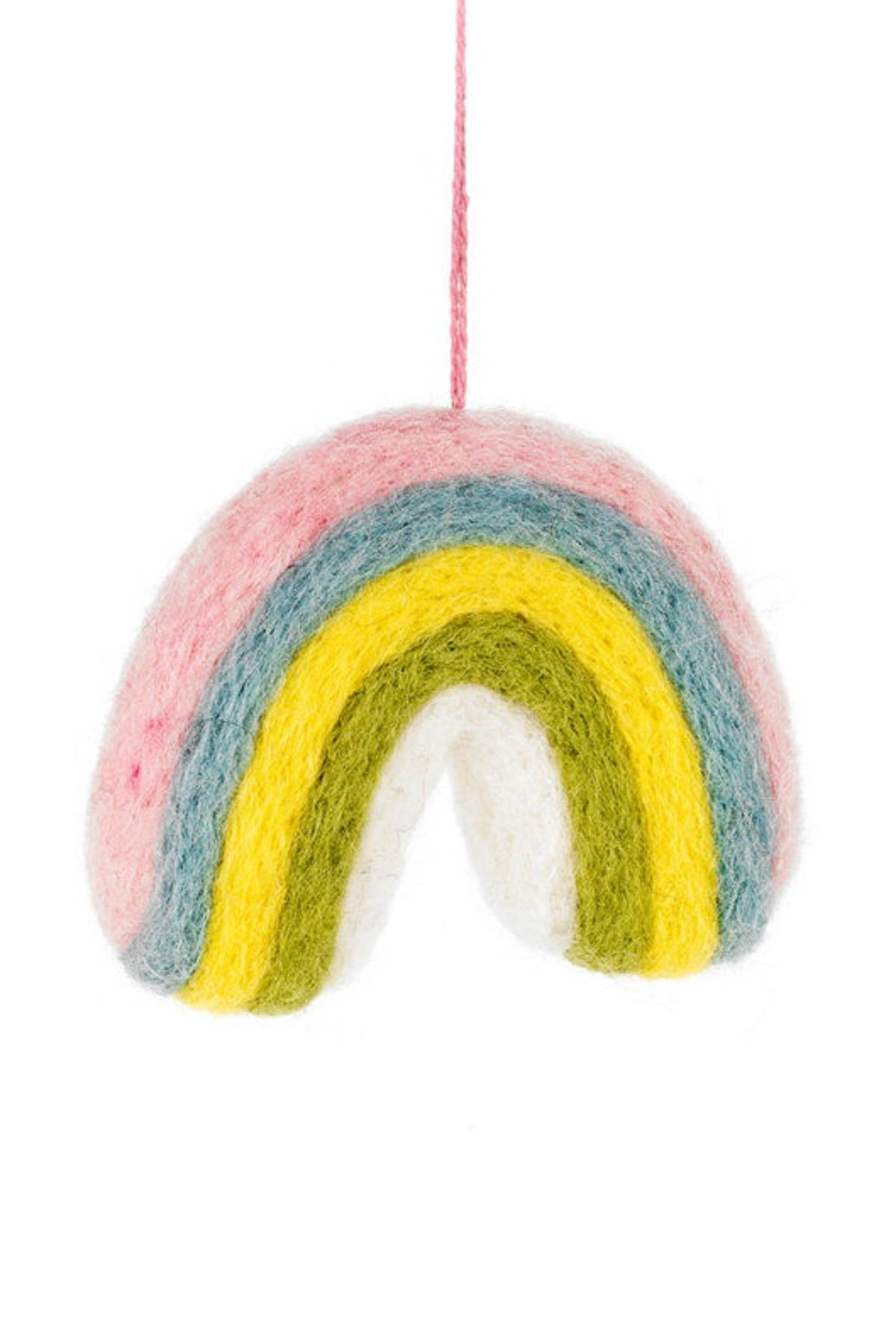 Felt So Good Pastel Rainbow Felt Ornament