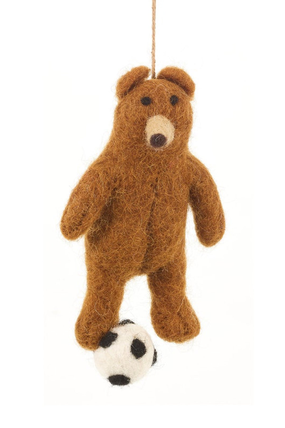 Felt So Good Soccer Bear Felt Ornament