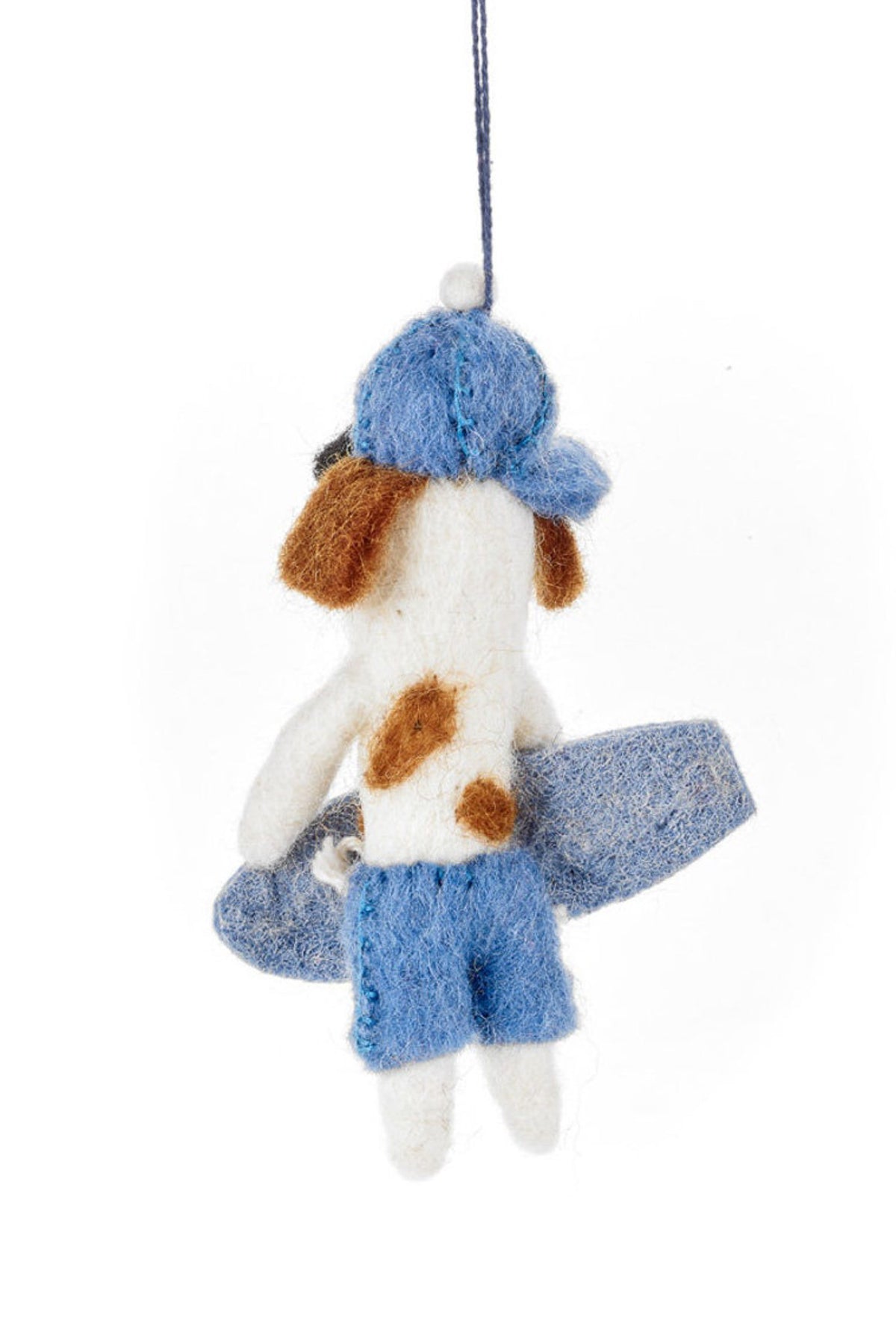 Felt So Good Surfer Dog Felt Ornament