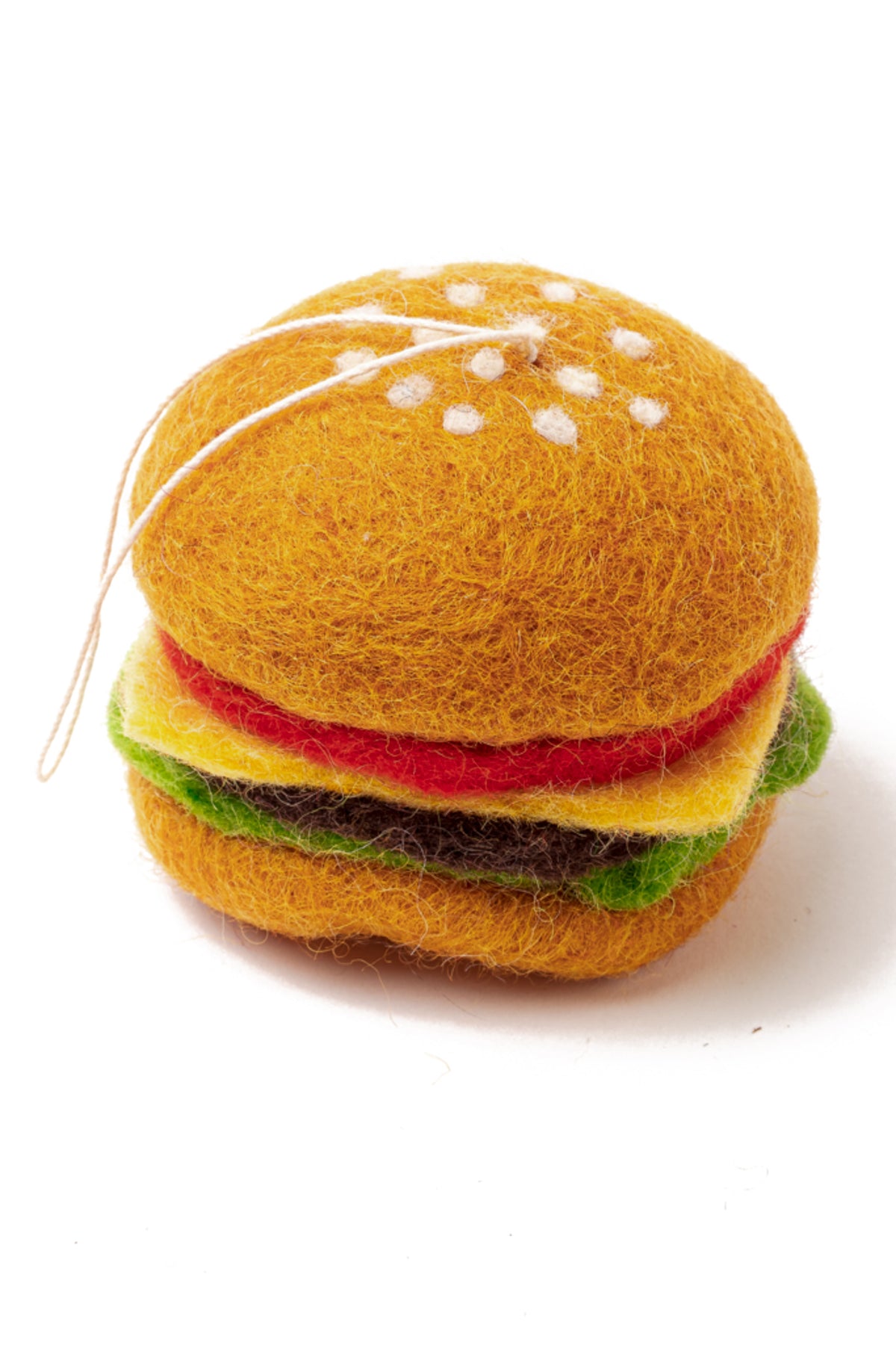 Global Goods Partners Felt Burger Ornament