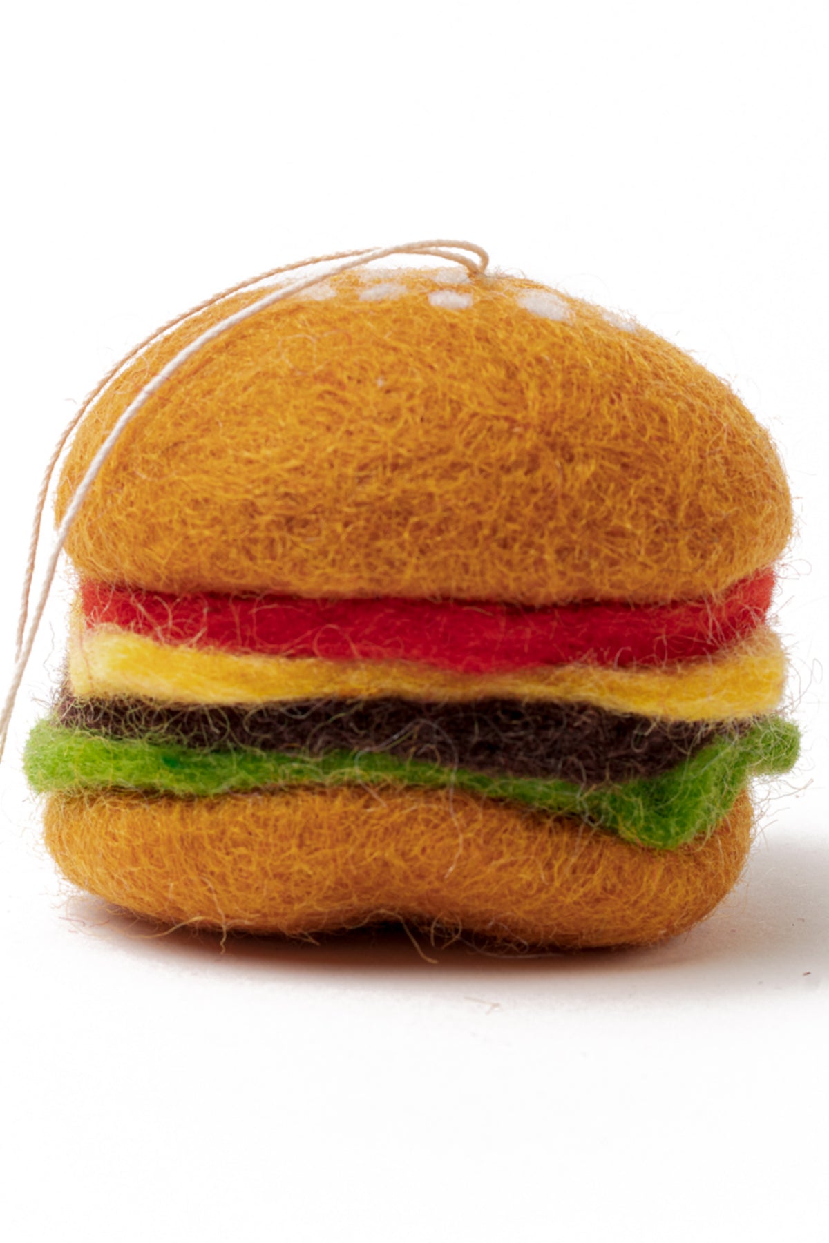 Global Goods Partners Felt Burger Ornament