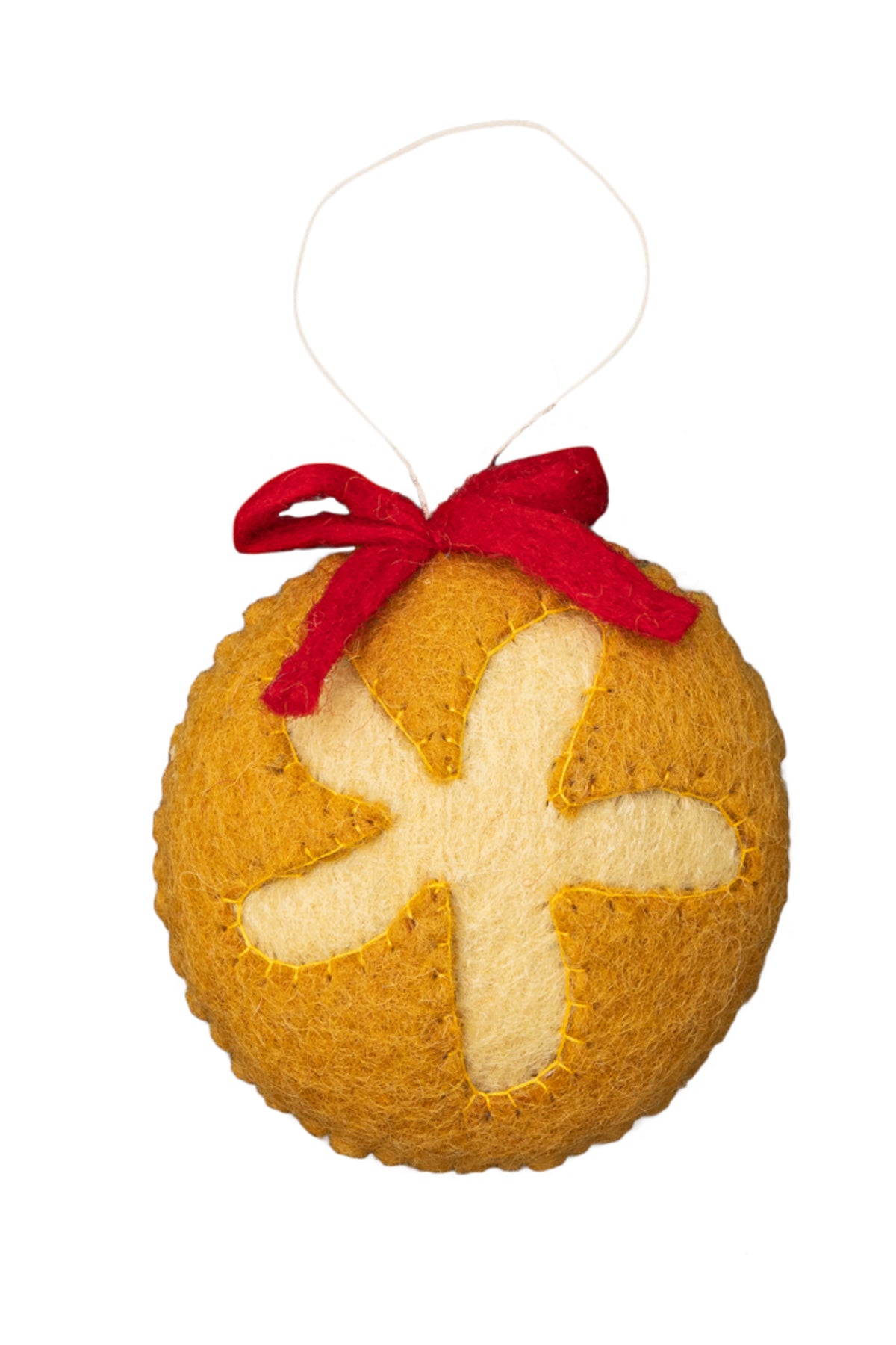 Global Goods Partners Felt Sourdough Bread Ornament