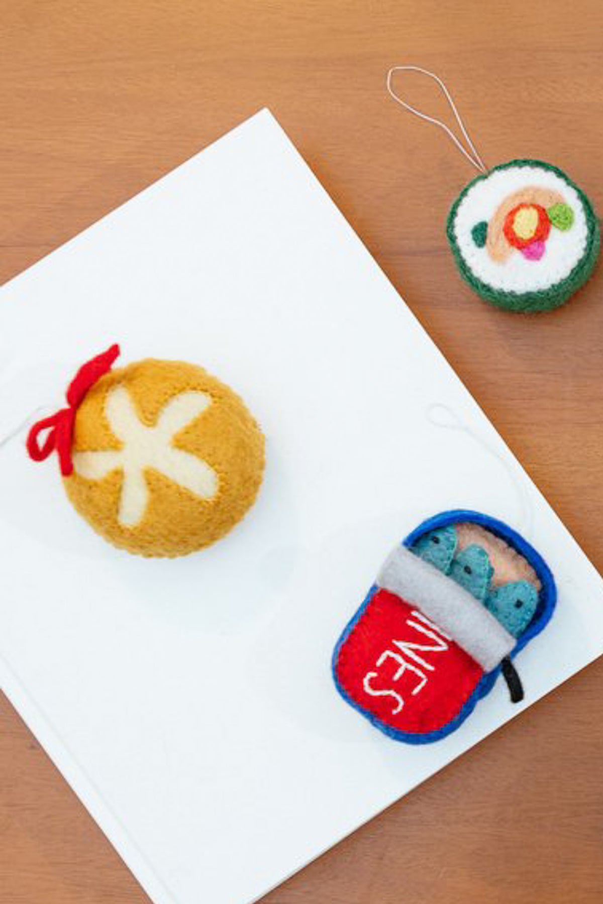 Global Goods Partners Felt Sushi Ornament