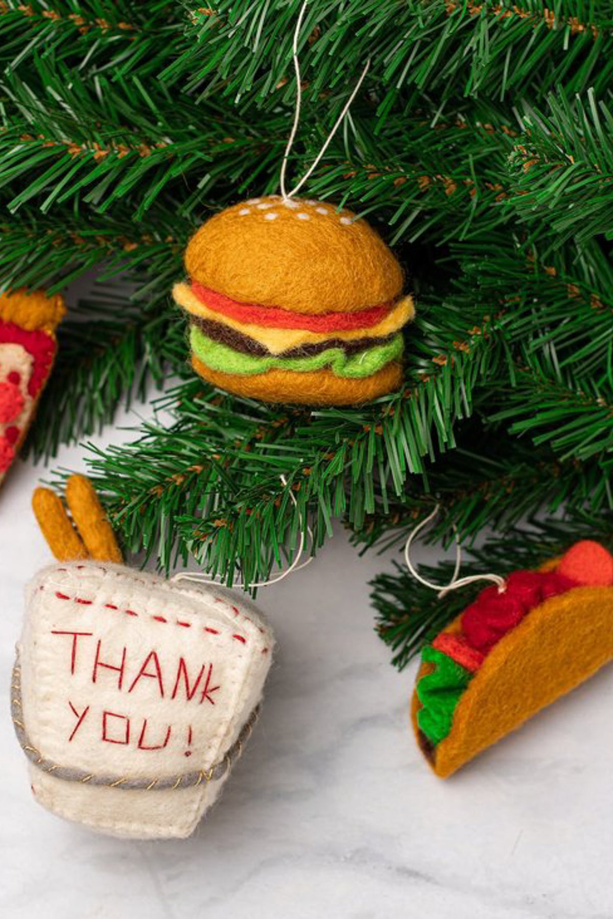 Global Goods Partners Felt Taco Ornament