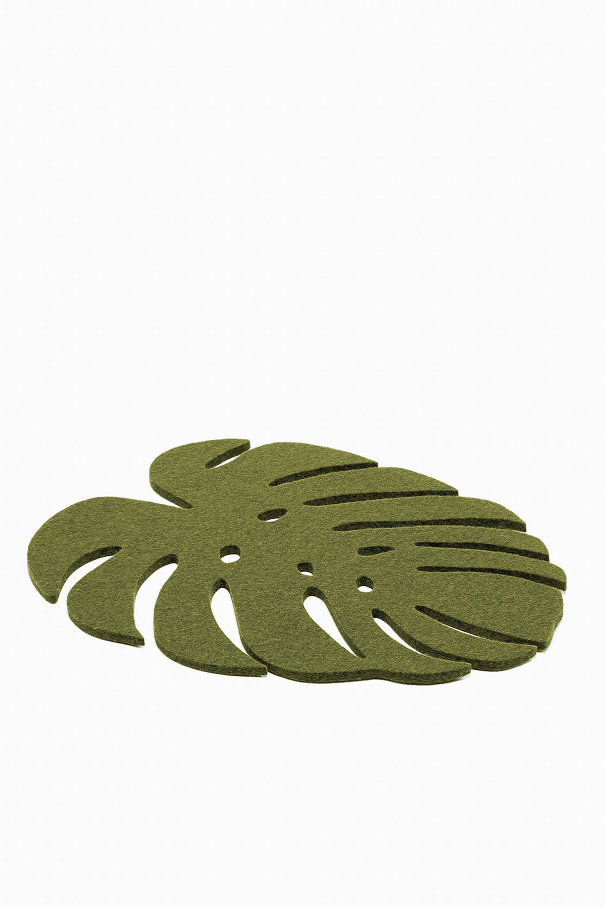 Graf Lantz Monstera Leaf Trivet in Tarragon