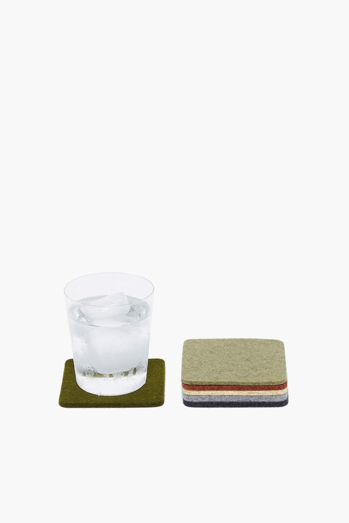 Graf Lantz Square Felt Multi Coaster 6 Pack