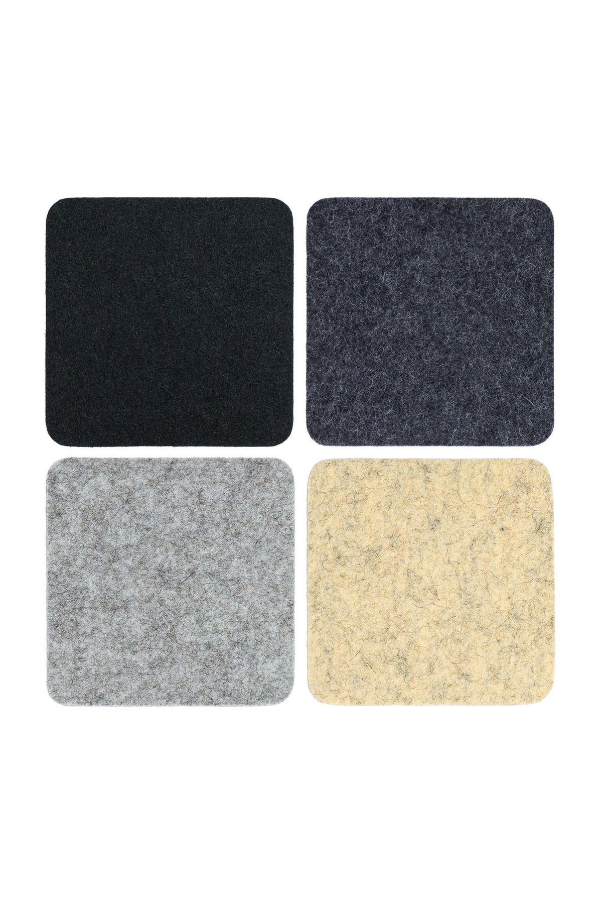 Graf Lantz Square Felt Multi Coaster Set