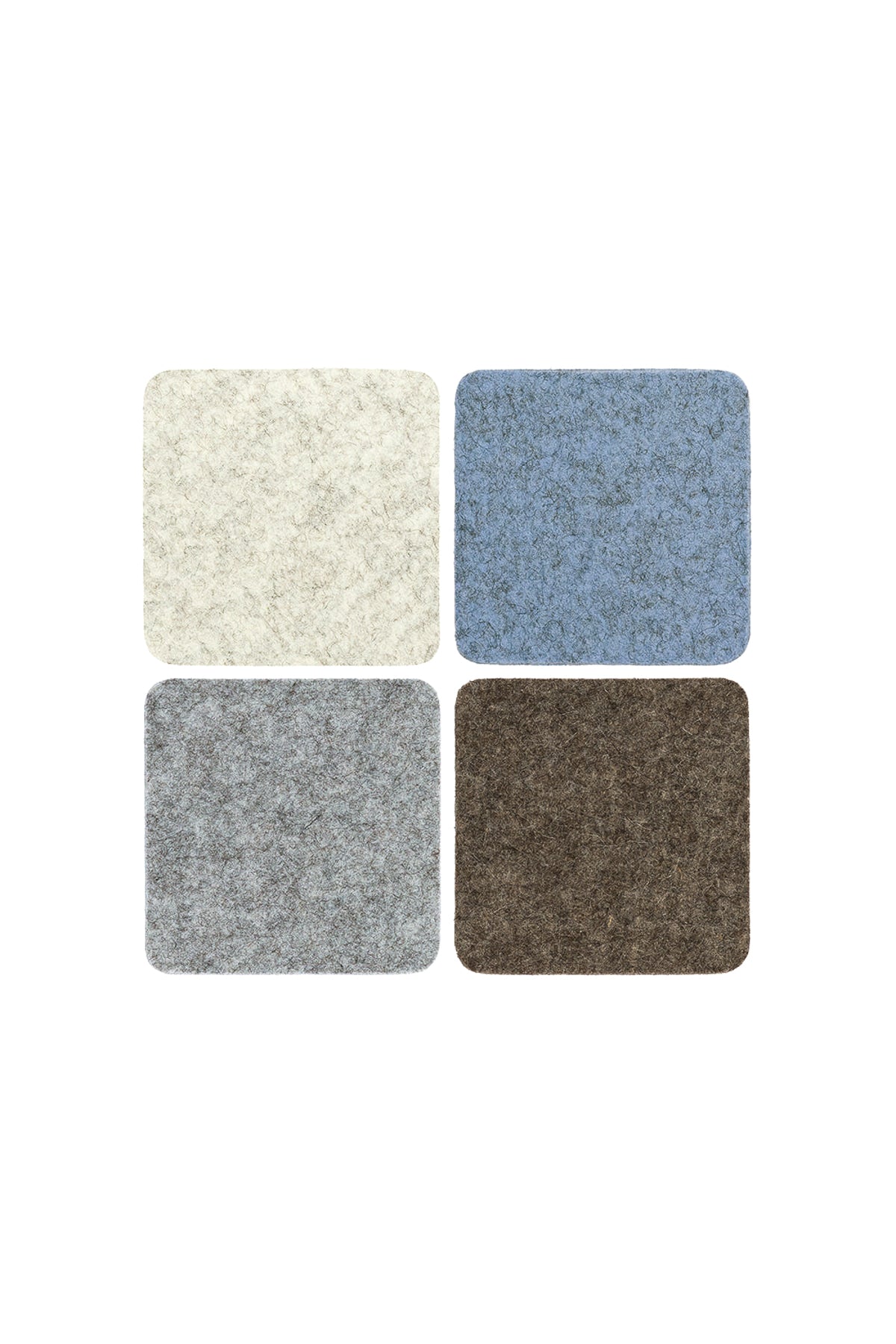 Graf Lantz Square Felt Multi Coaster Set