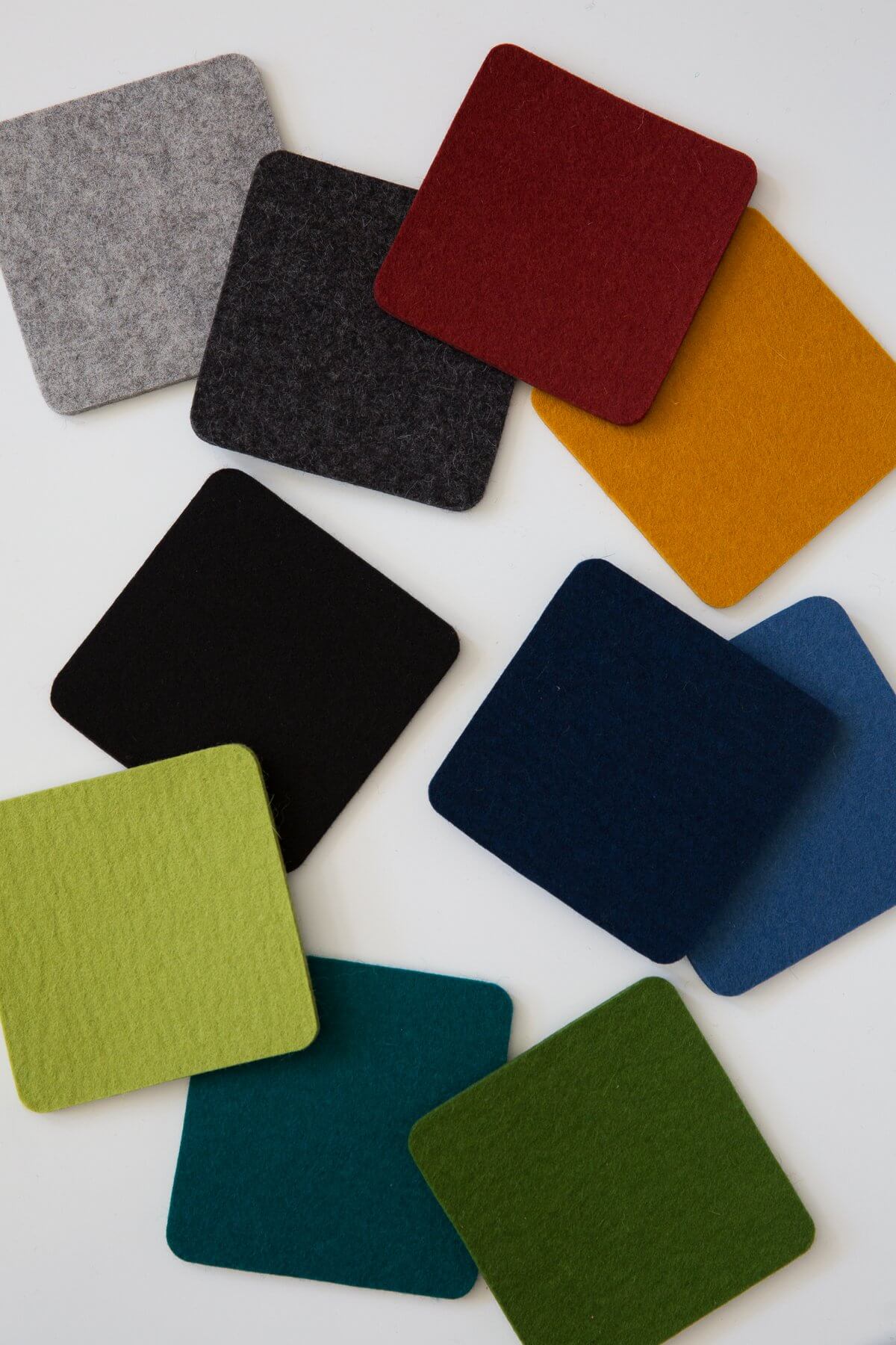 Graf Lantz Square Felt Coaster Set