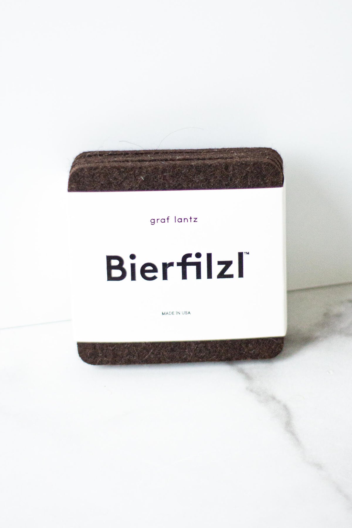 Graf Lantz Square Felt Coaster Set