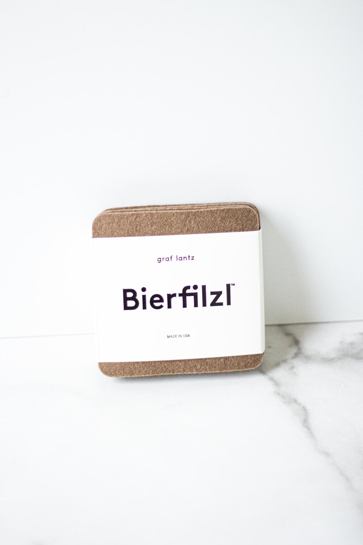 Graf Lantz Square Felt Coaster Set