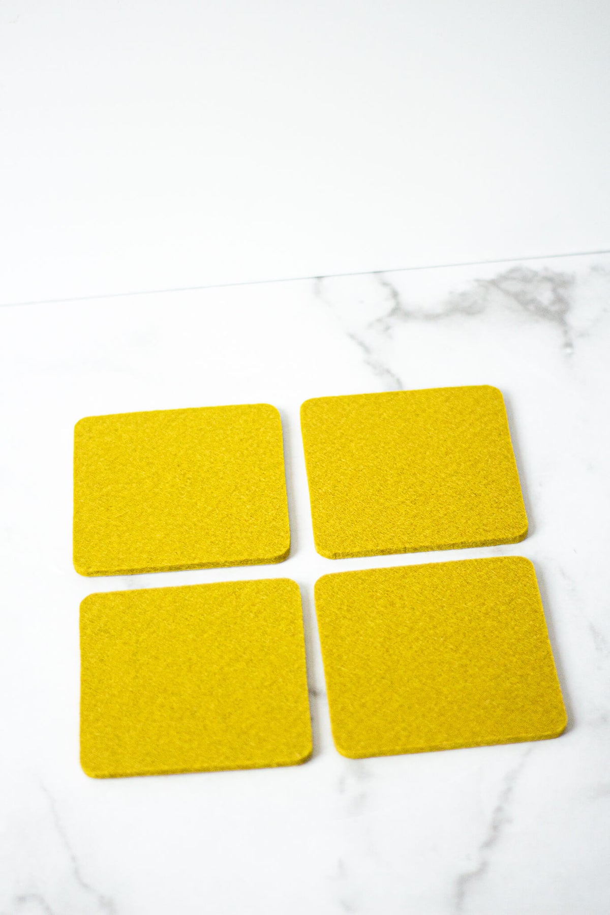 Graf Lantz Square Felt Coaster Set