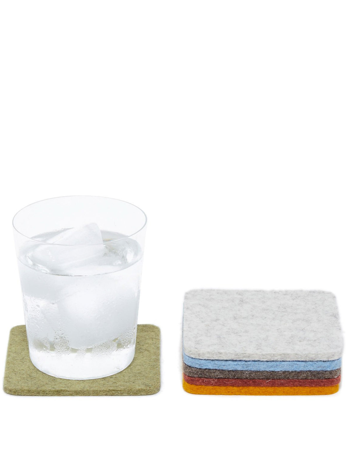 Graf Lantz Square Felt Multi Coaster 6 Pack