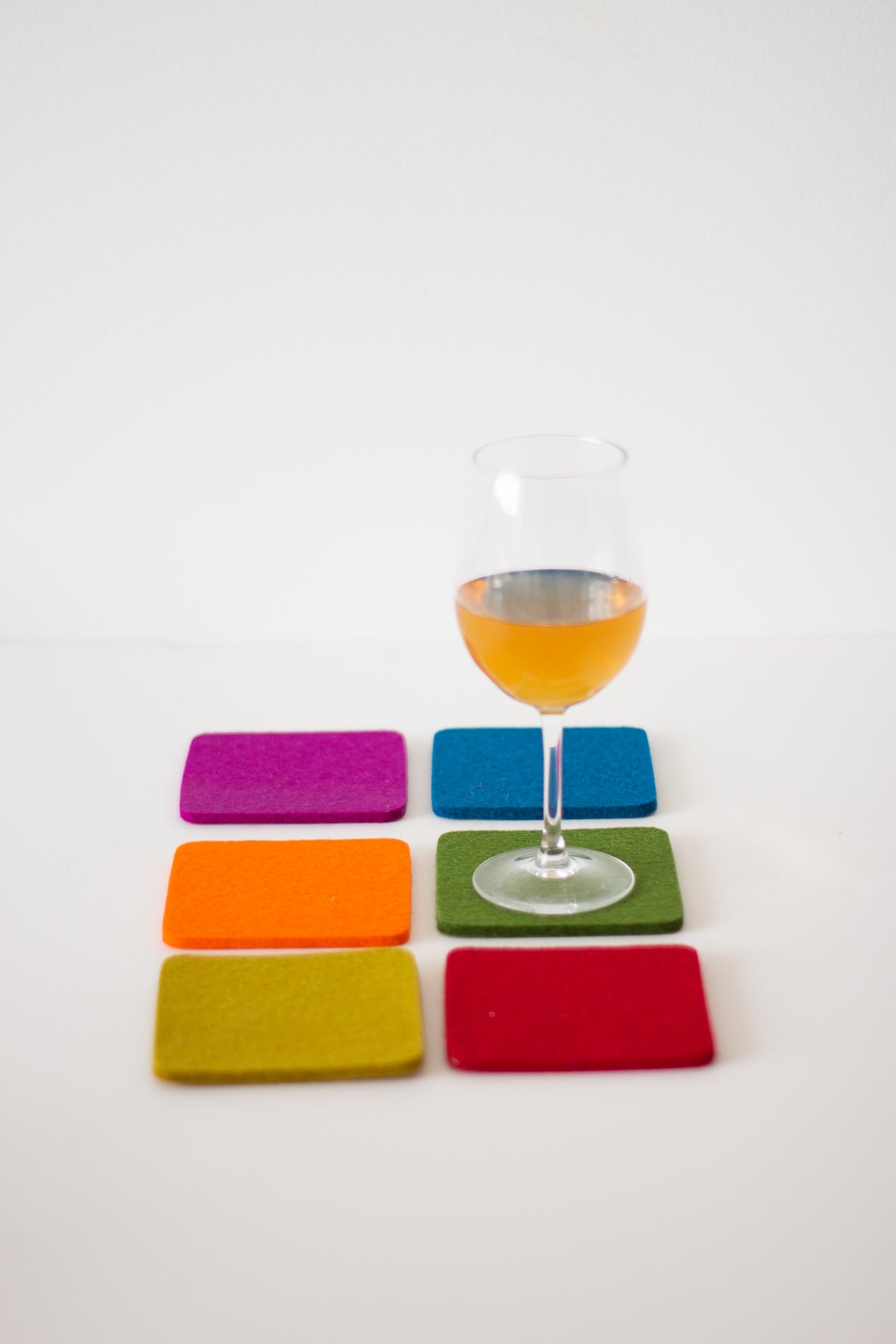 Graf Lantz Square Felt Multi Coaster 6 Pack