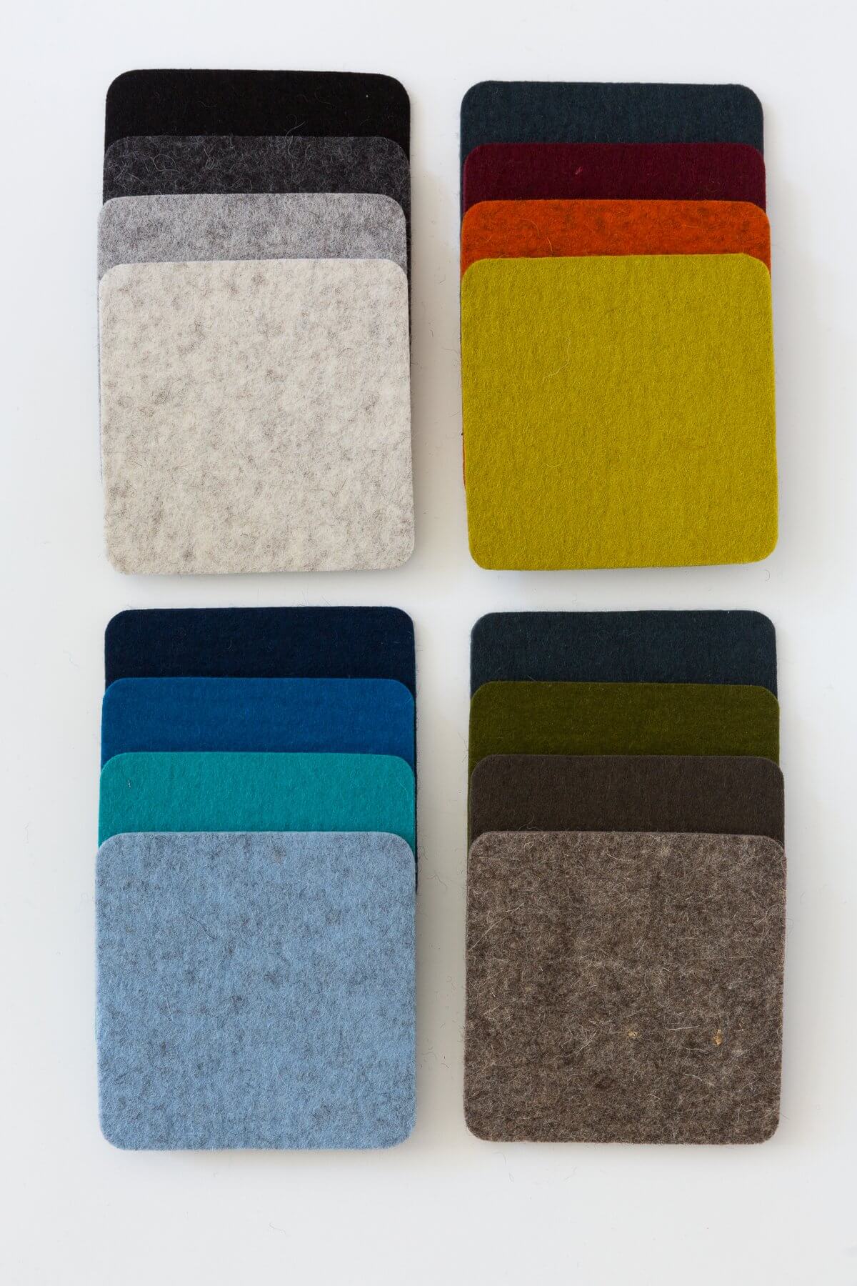 Graf Lantz Square Felt Multi Coaster Set