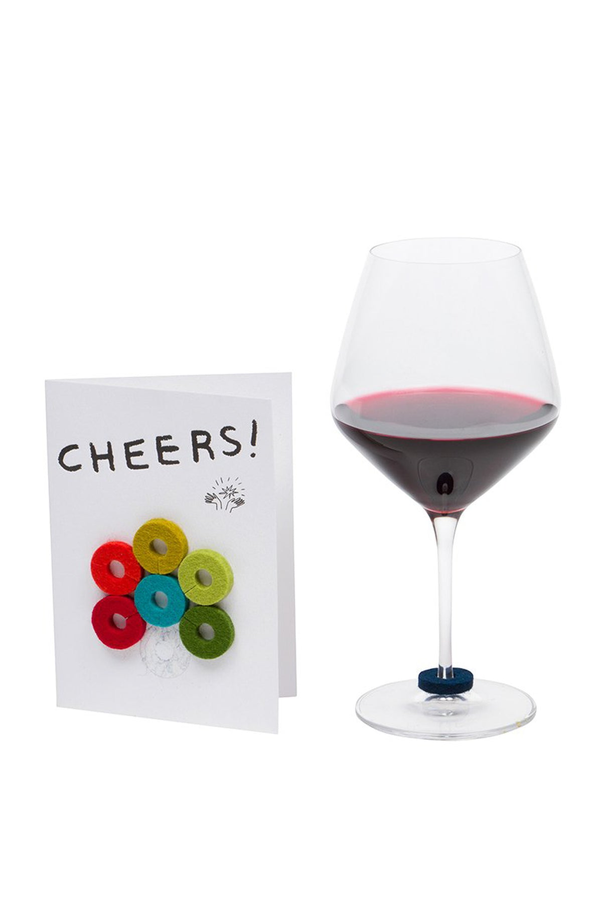 Graf Lantz Wine-Ote’s Felt Wine Marker Note Card