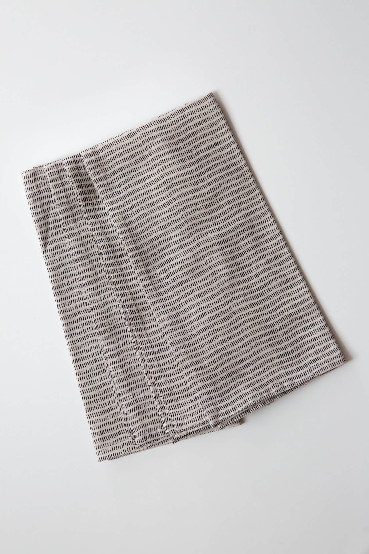 Gray Market Alice Stripes Black Napkin Set