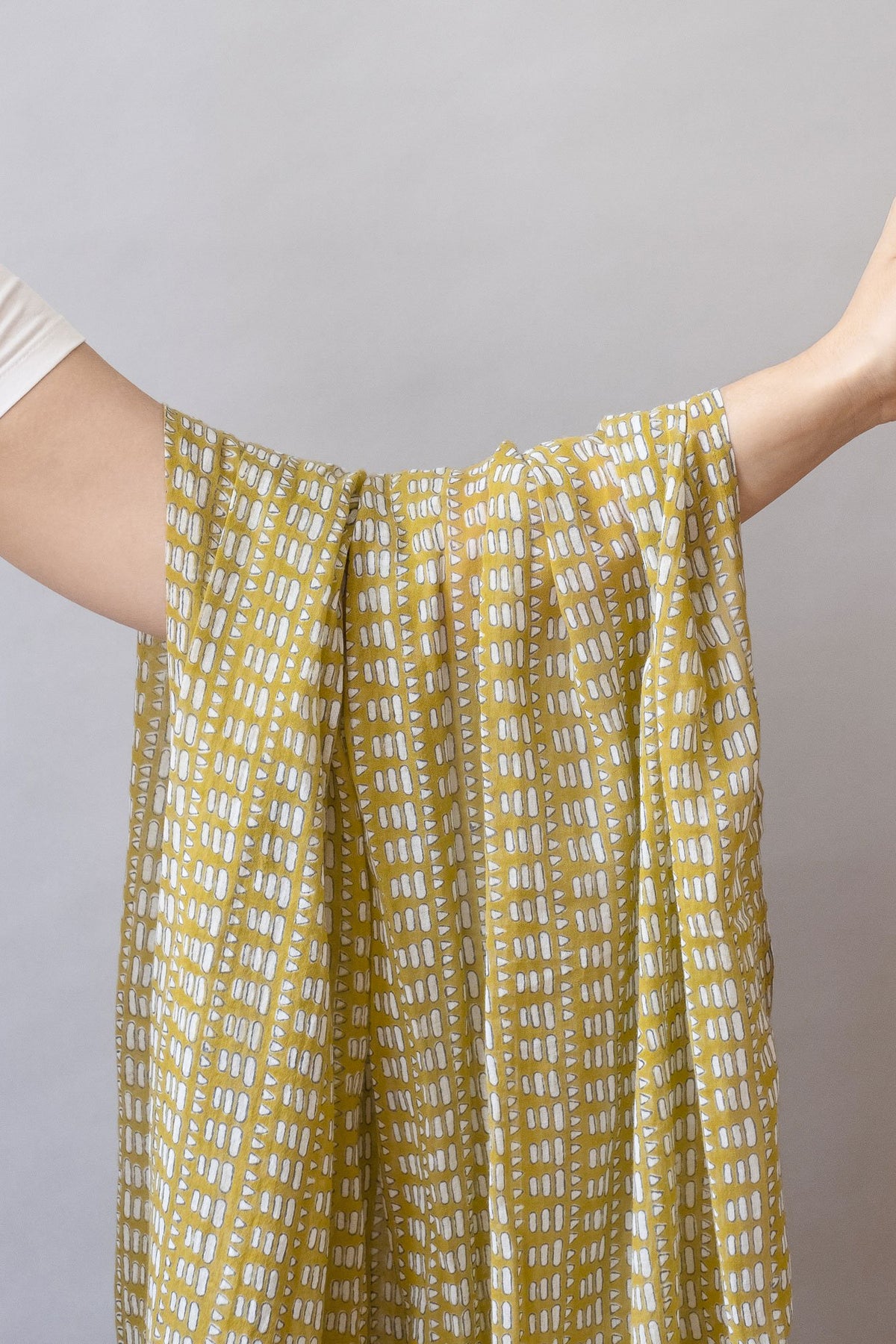 Gray Market Matta Mustard Scarf