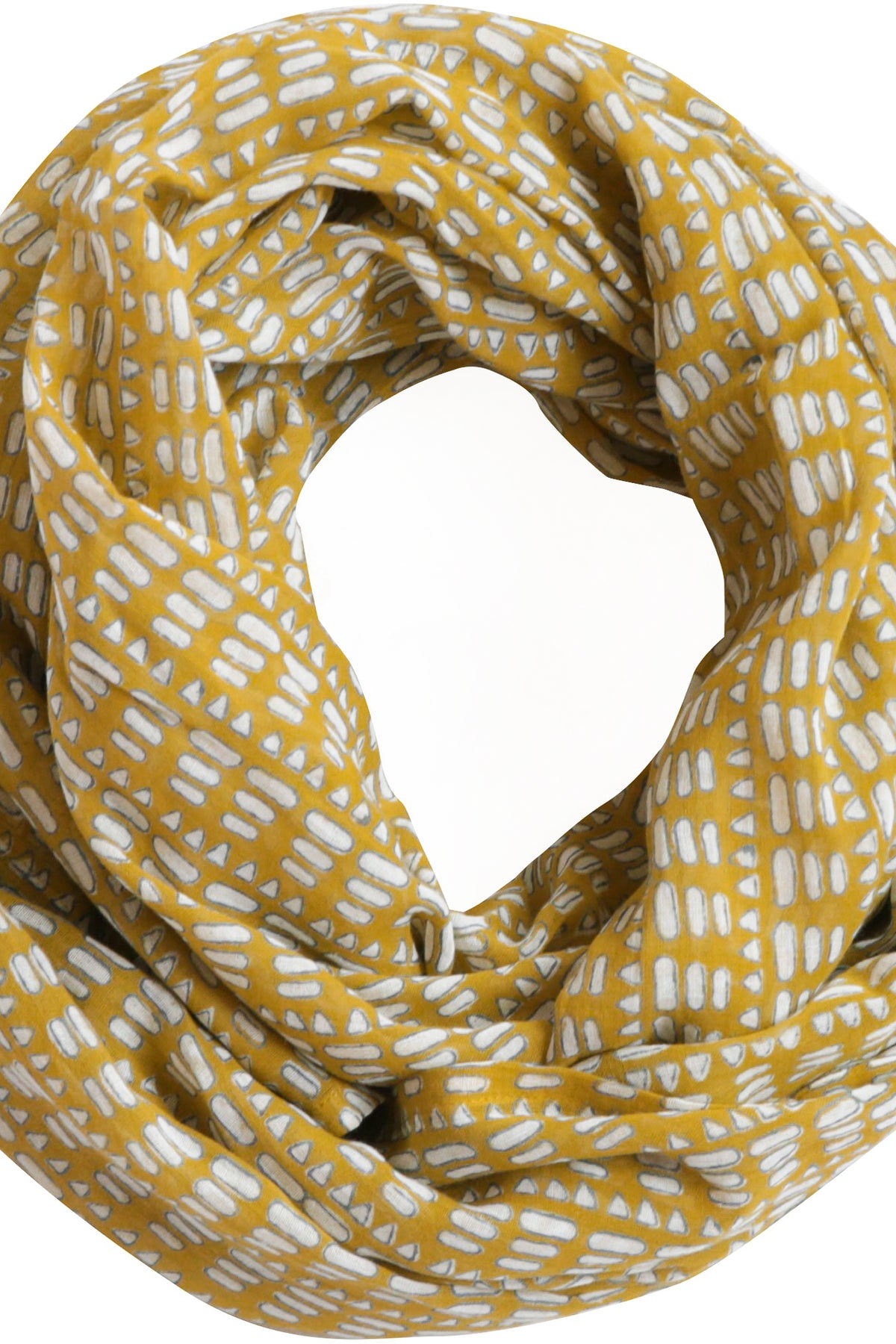 Gray Market Matta Mustard Scarf