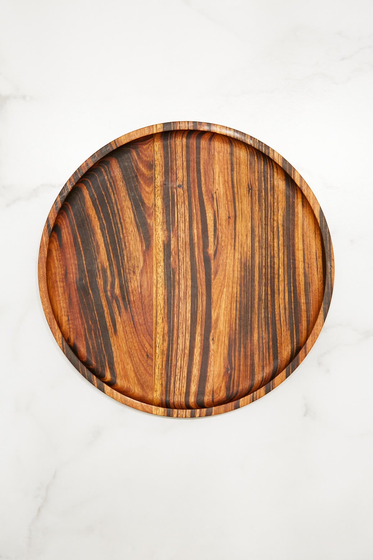 Itza Wood Round Platter
