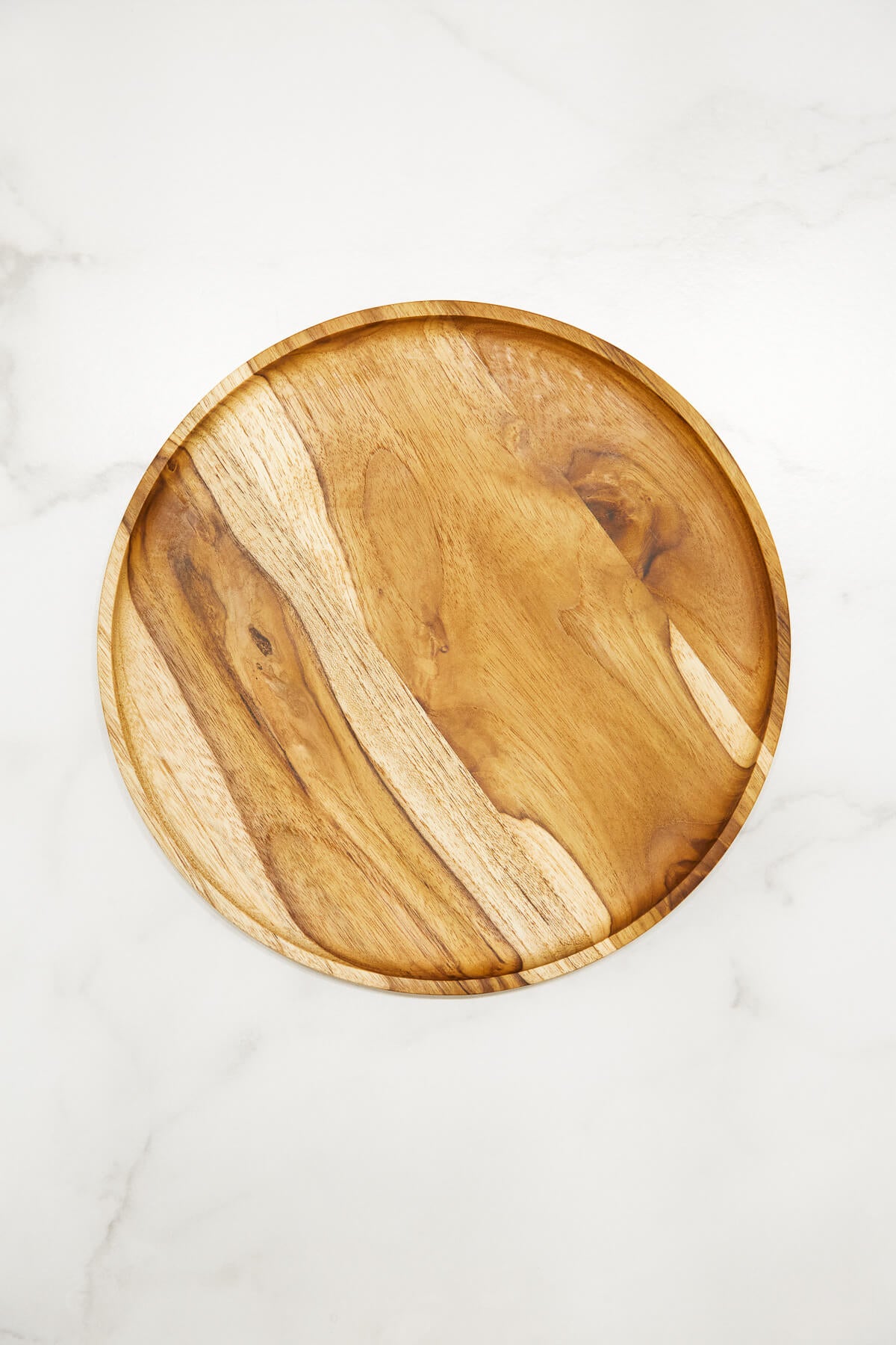 Itza Wood Round Platter