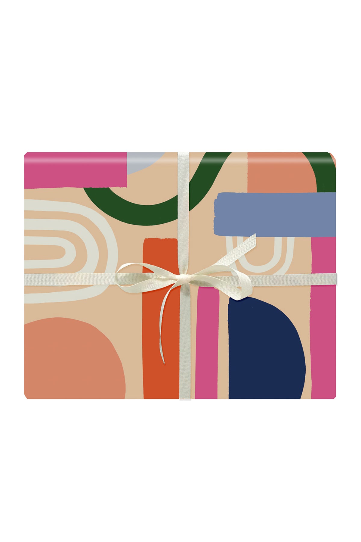 Idlewild Color Block Gift Wrap - Roll of 3