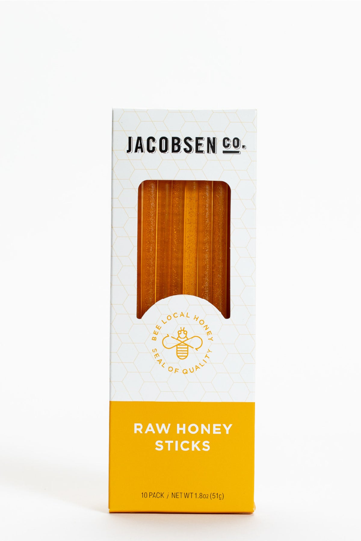 Jacobsen Salt Co. 10 Pack Honey Sticks