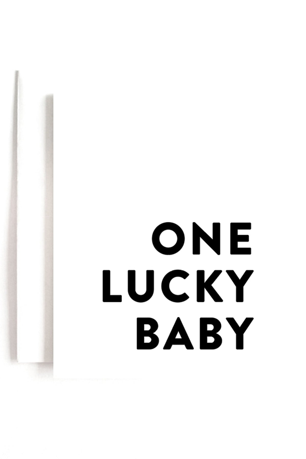 Joy Paper Co. One Lucky Baby Card