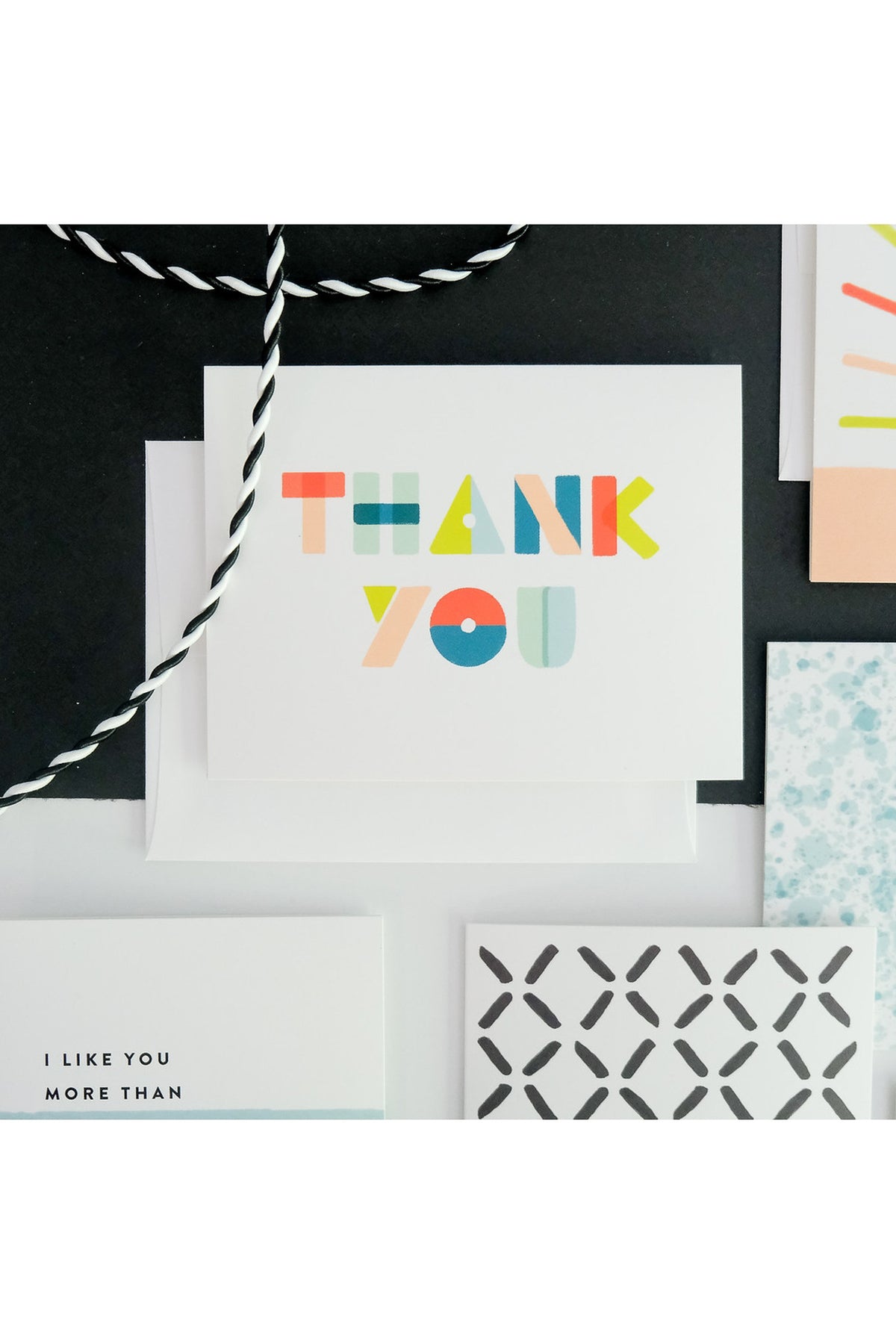 Joy Paper Co. Thank You Shapes Card Set