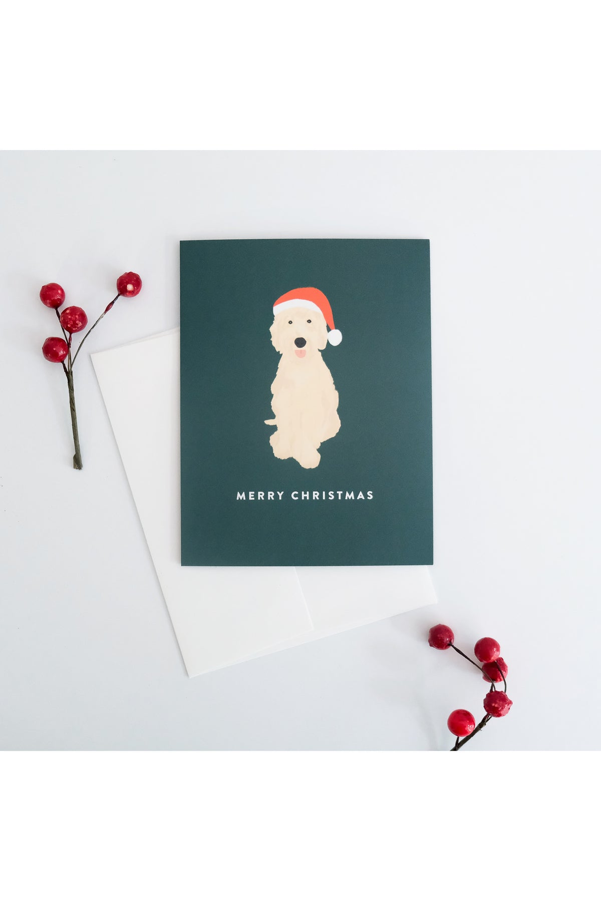 Joy Paper Co. Xmas Santa Doodle Card