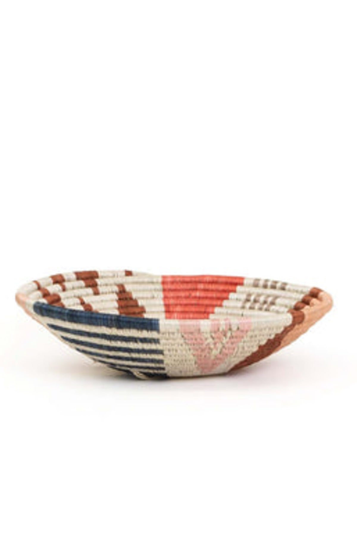 Kazi 10&quot; Medium Coral Cheza Round Basket