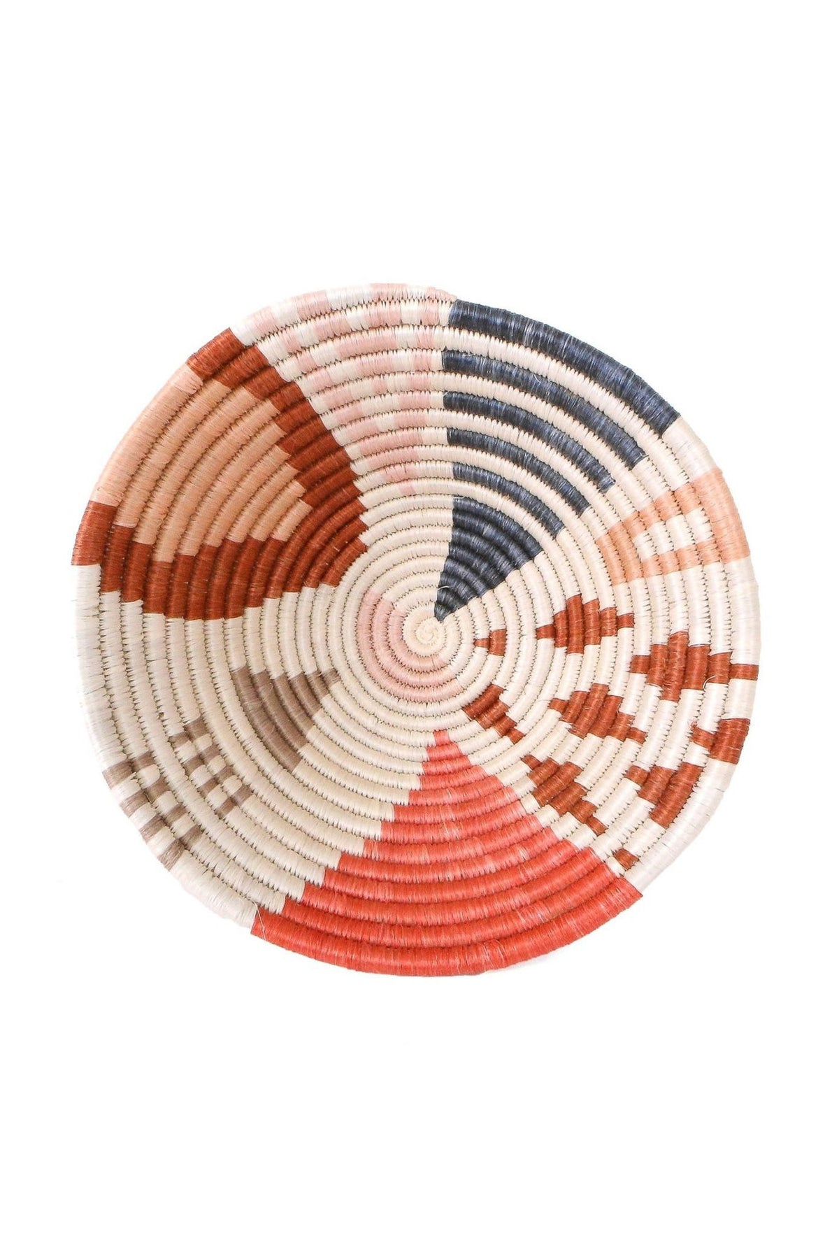 Kazi 10&quot; Medium Coral Cheza Round Basket
