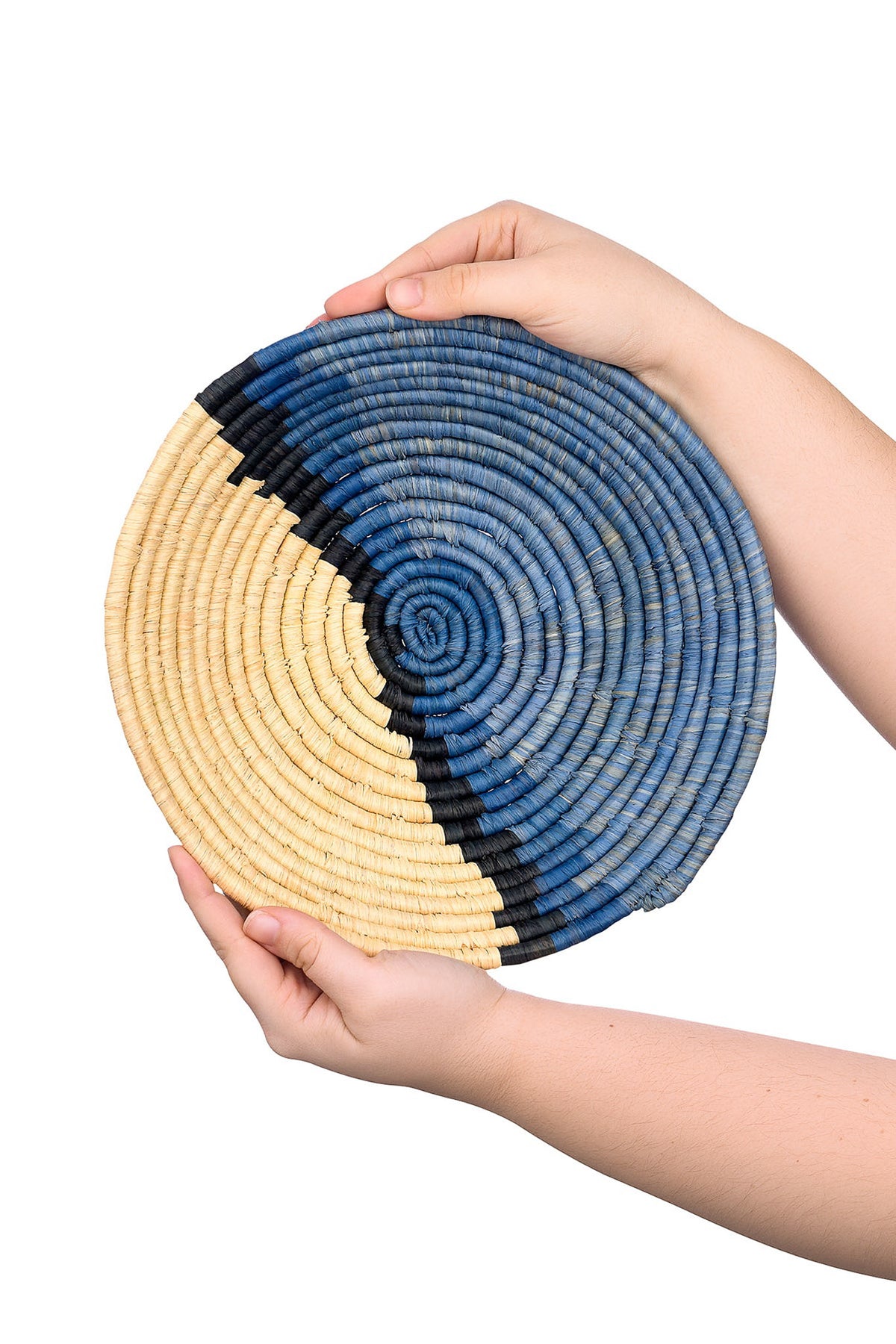 Kazi Coastal Minimalism Woven Bowl - 10&quot; Calming