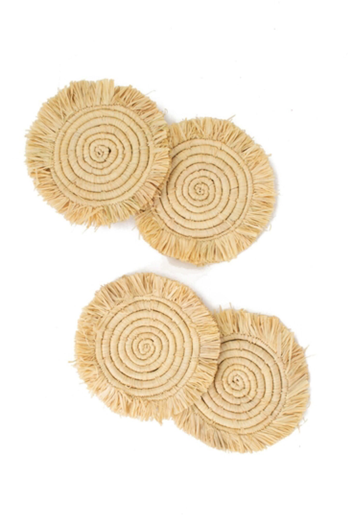 Kazi Fringed Drink Coasters