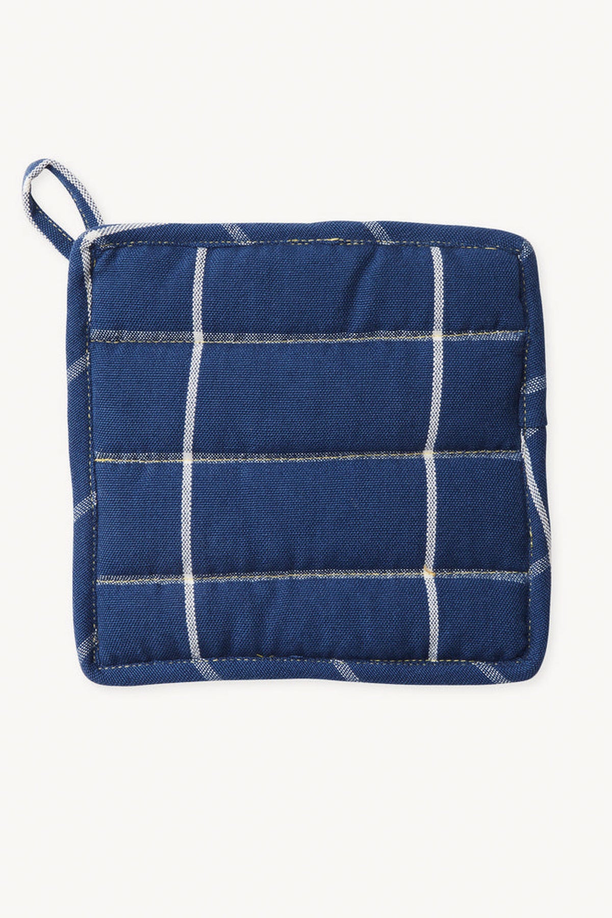 MINNA Grid Potholder Indigo