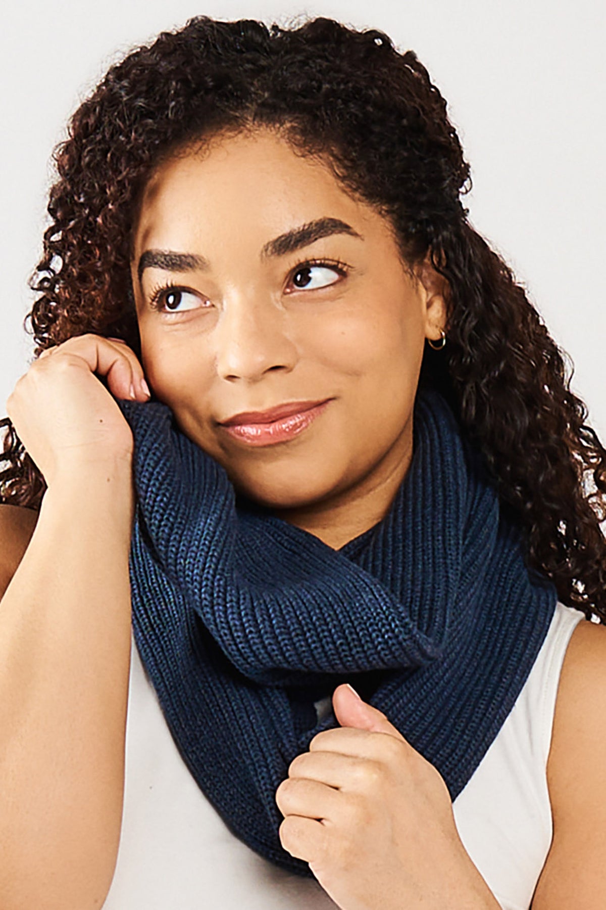 Maggie&#39;s Organics Rib Knit Infinity Scarf