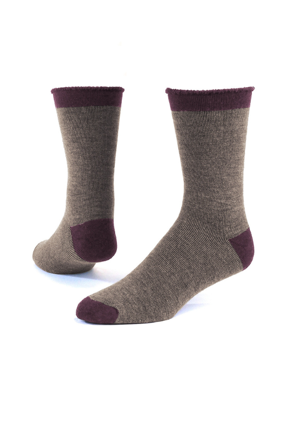 Maggie&#39;s Organics Wool Heathered Snuggles Socks