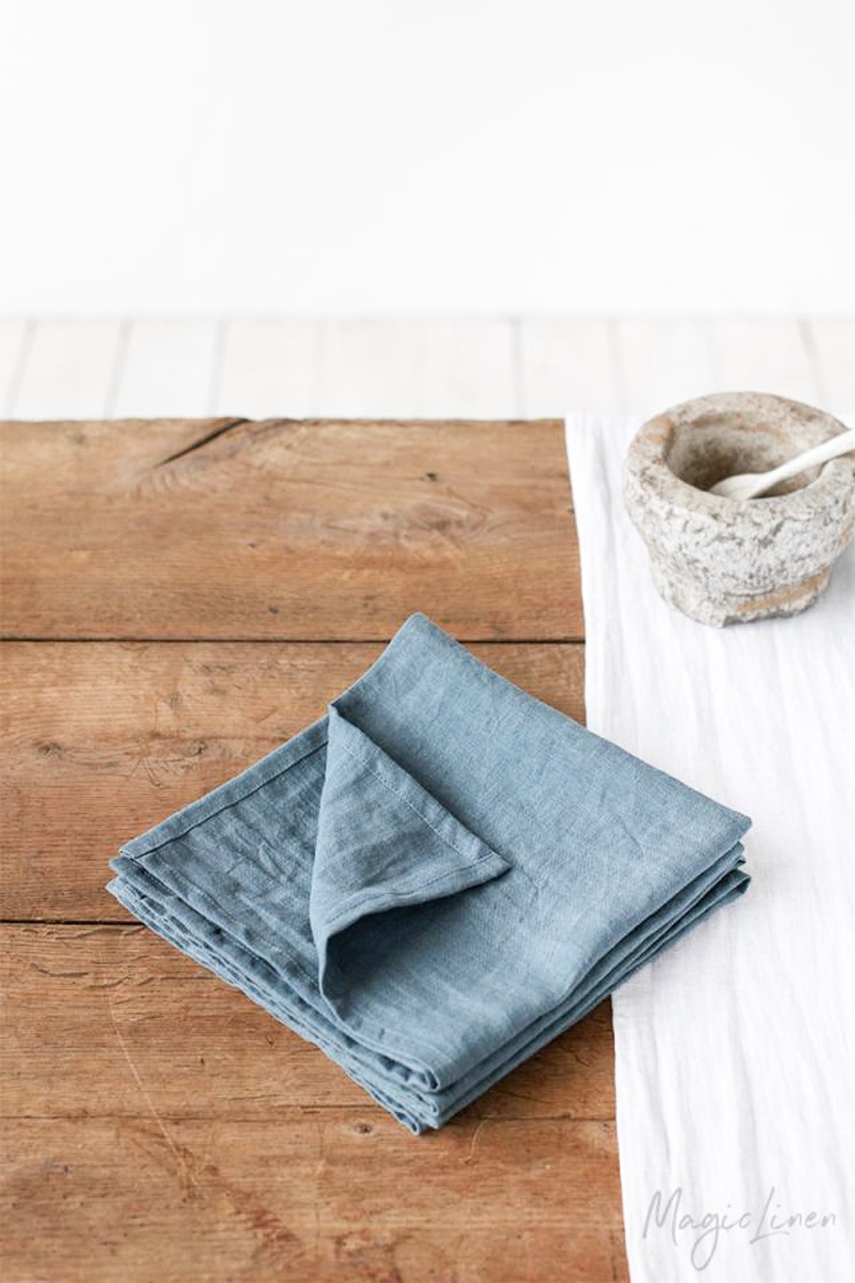 MagicLinen Linen Napkin Set of 2