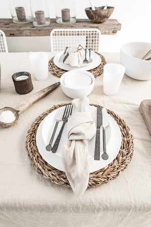 Under The Canopy Linen Napkin Set - Natural Natural / Set of 2