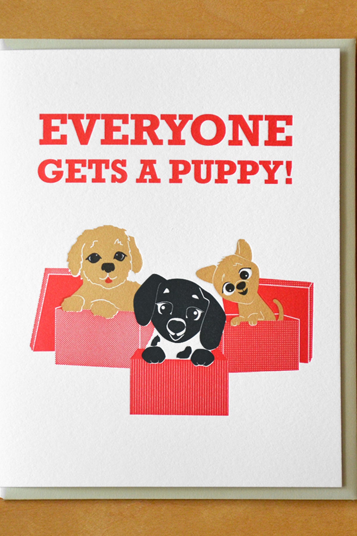 McBitterson&#39;s Everyone Gets A Puppy Card