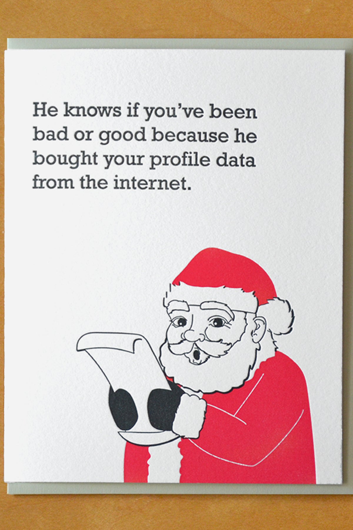 McBitterson&#39;s Santa Bought Your Data Card