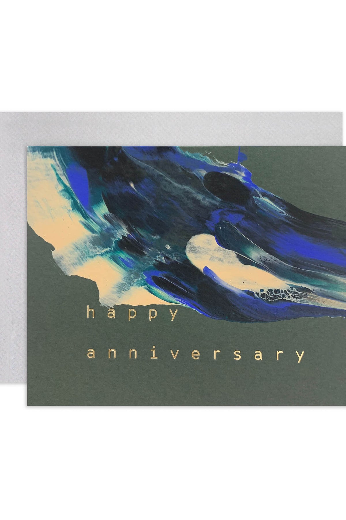 Moglea Anniversary Swirl Card