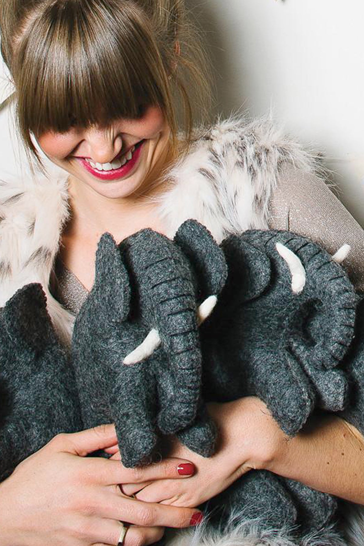 Mulxiply Hand Felted Elephant
