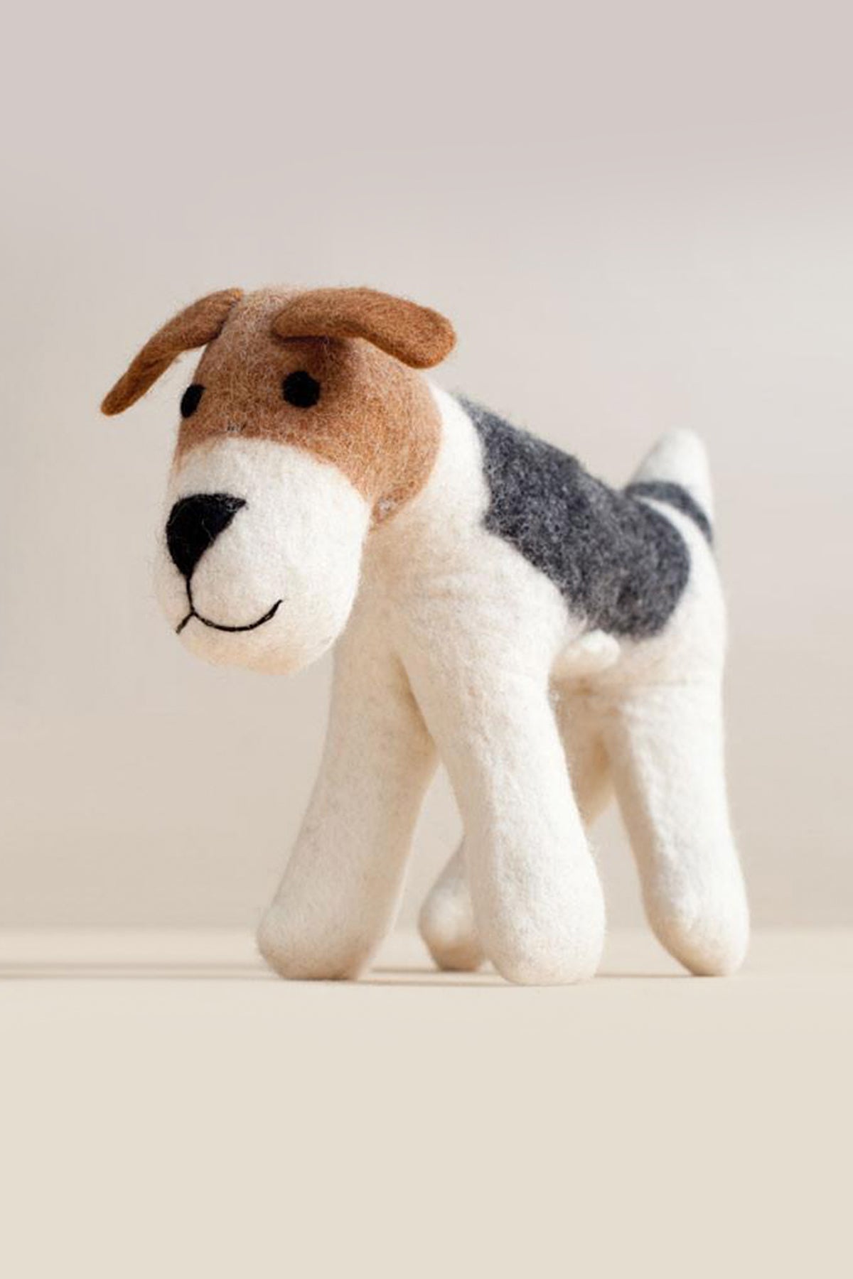 Hand Felted Terrier Dog