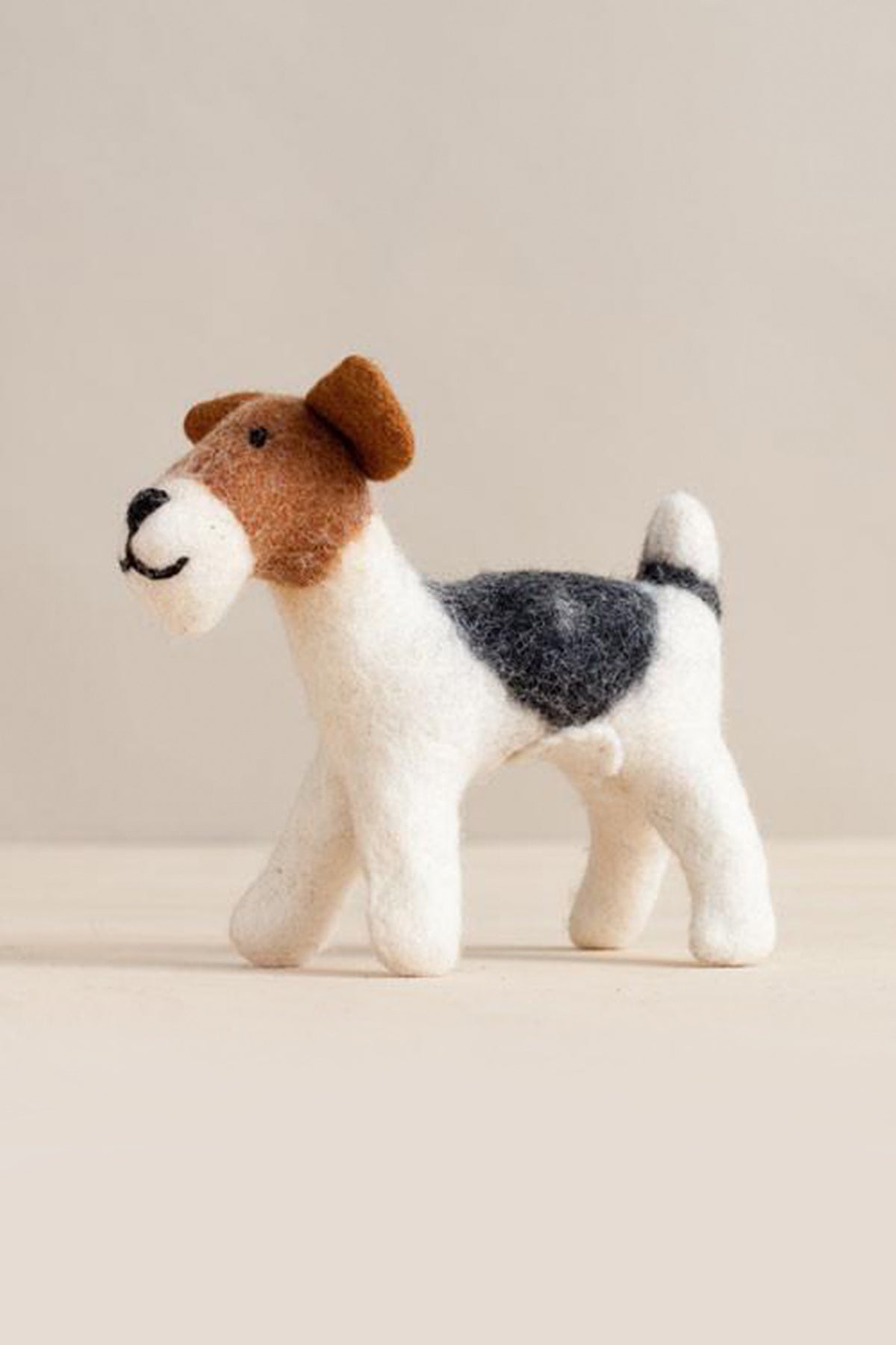 Hand Felted Terrier Dog